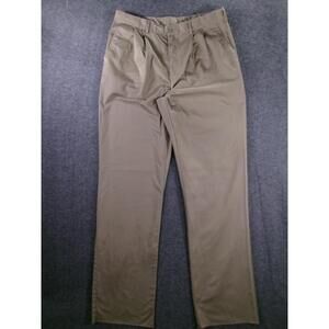 Edwards Pants Mens 38 UL Khaki Pleated Unharmed Minimalist Classic Preppy